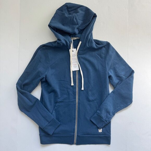 Marine Layer Afternoon Hoodie in Faded Navy Blue Size Small NWT - Picture 3 of 8